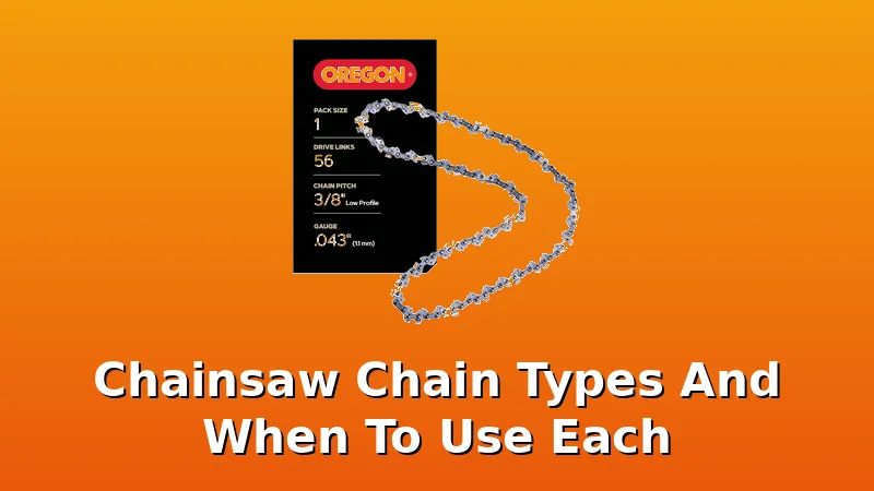 Chainsaw Chain Types And When To Use Each - Limb Hive review with measurements and honest opinion