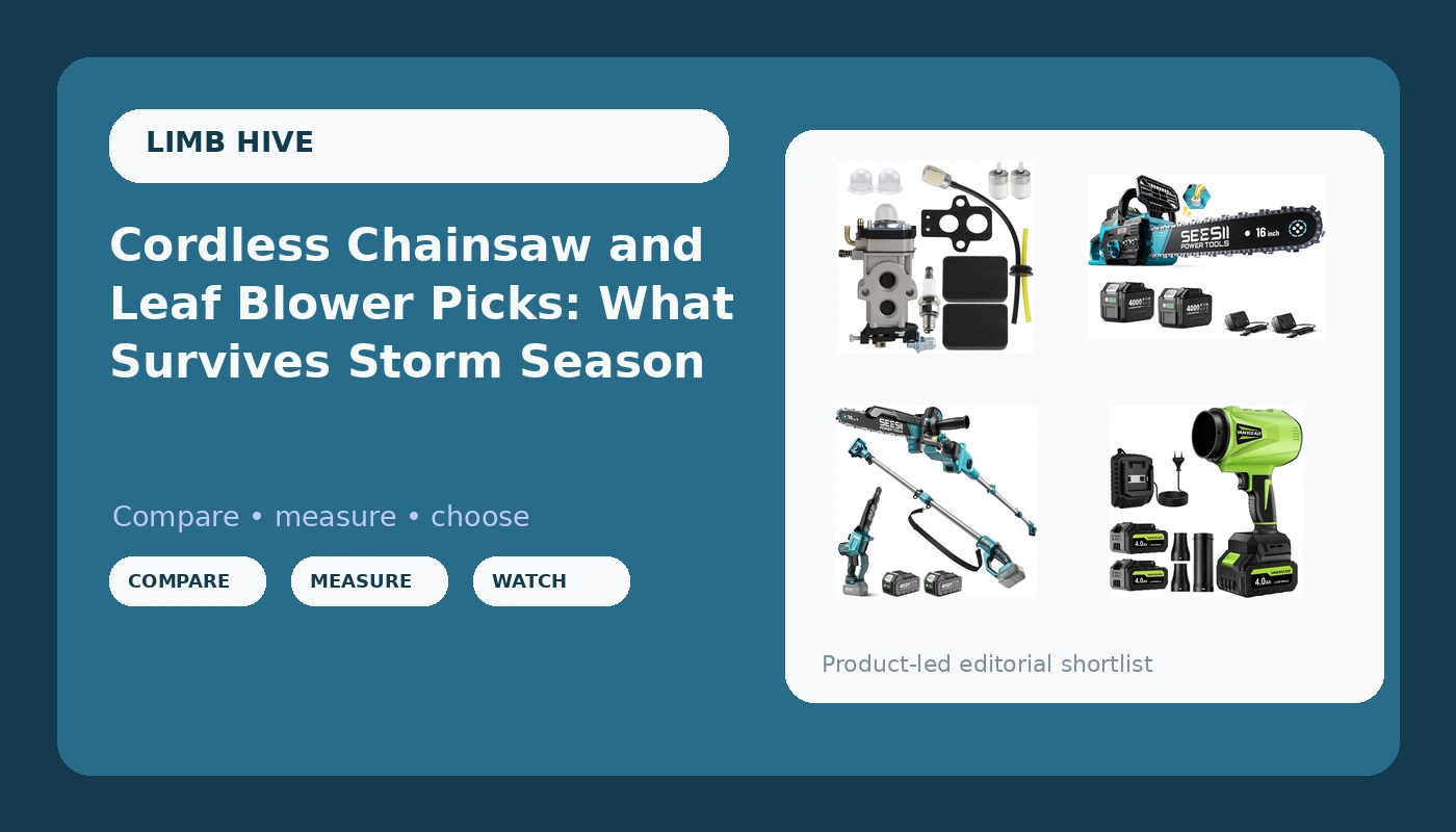 Cordless Chainsaw and Leaf Blower Picks: What Survives Storm Season