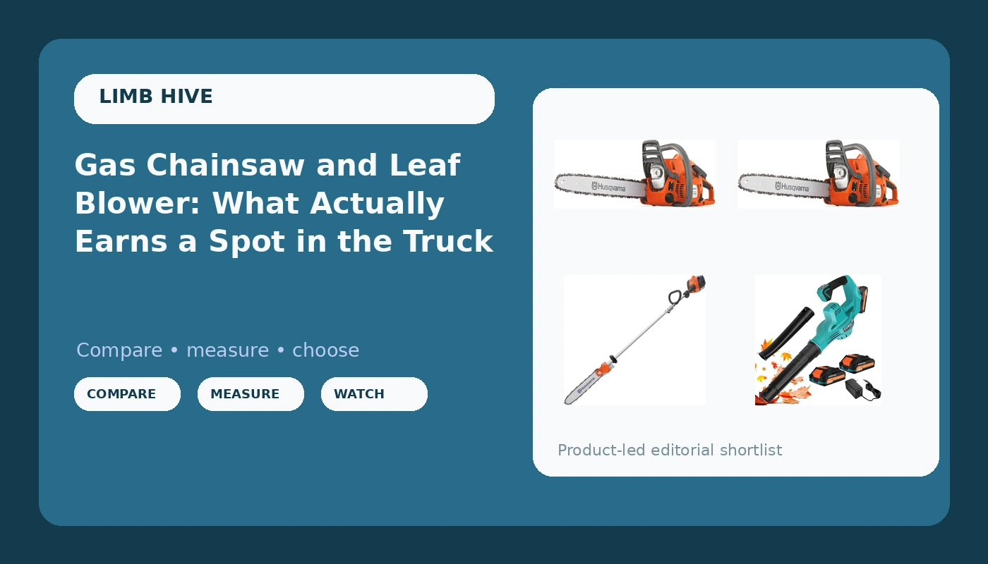 Gas Chainsaw and Leaf Blower: What Actually Earns a Spot in the Truck