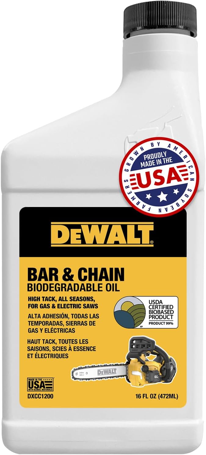 DEWALT Biodegradable Bar & Chain Oil (B0B1MV98JW)