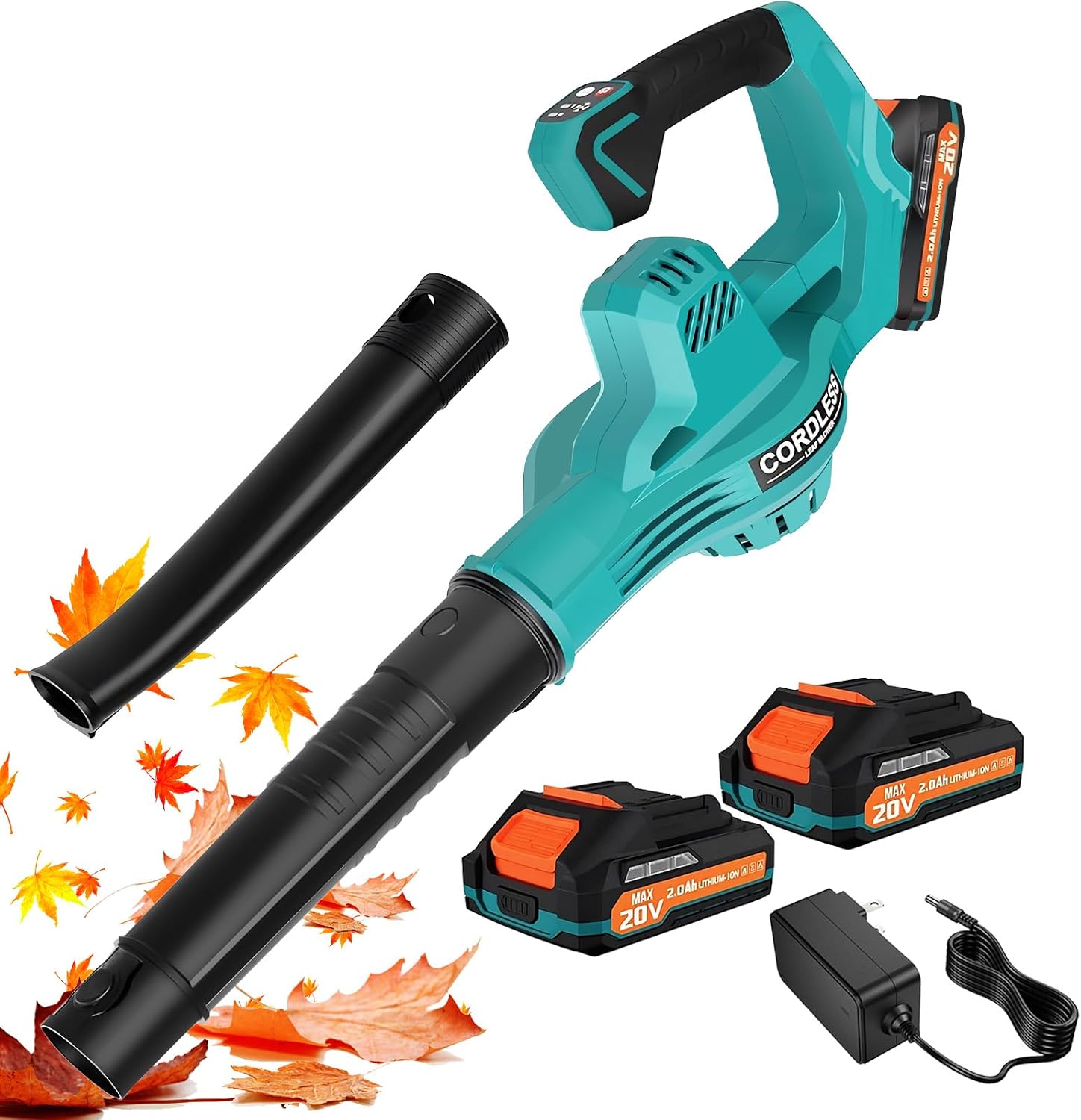 Leaf Blower Cordless, 20V 160 MPH Electric Leaf Blower
