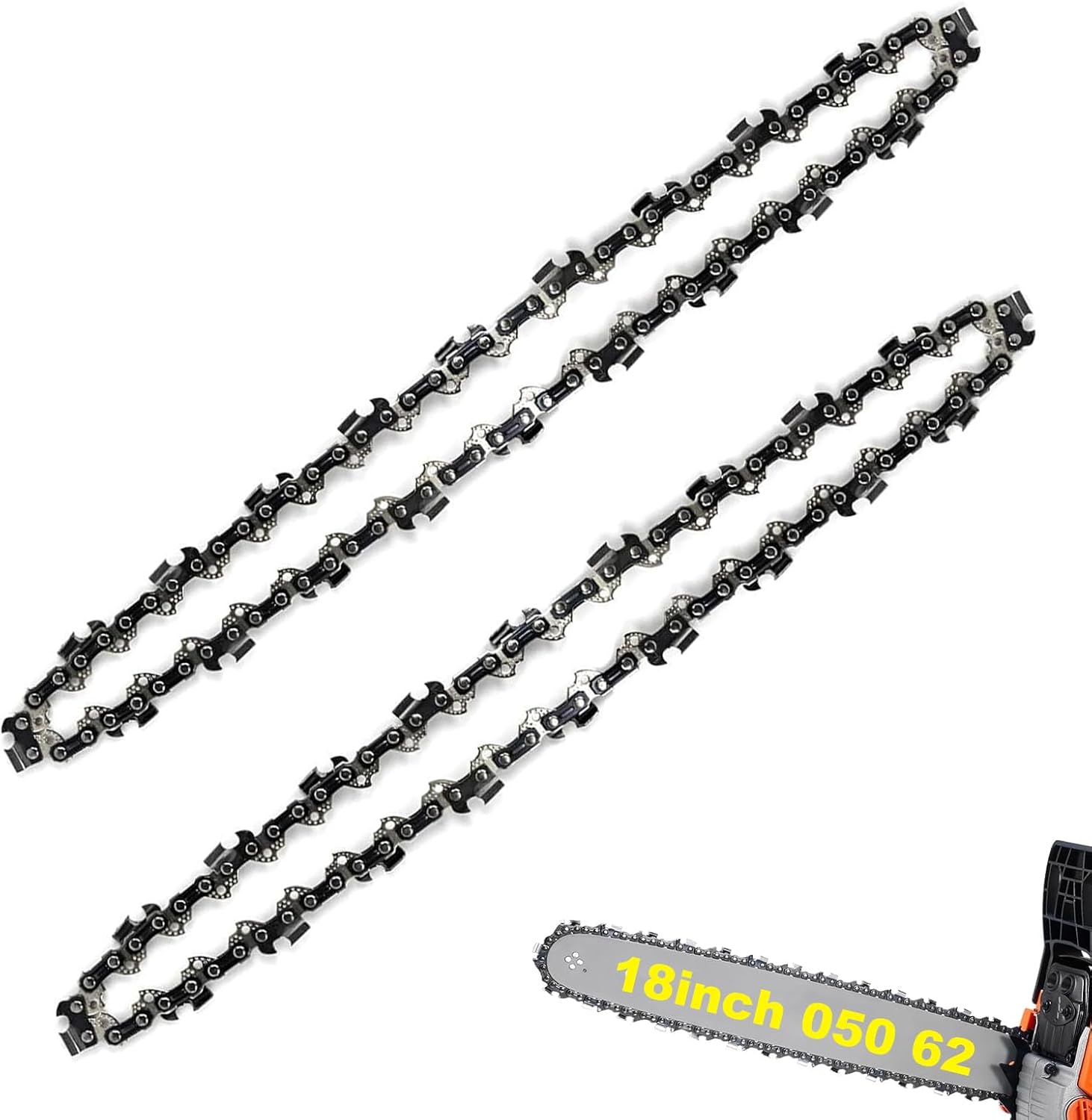 2 Pack 18-inch Chain 62 DL (B0GY48LX9C)